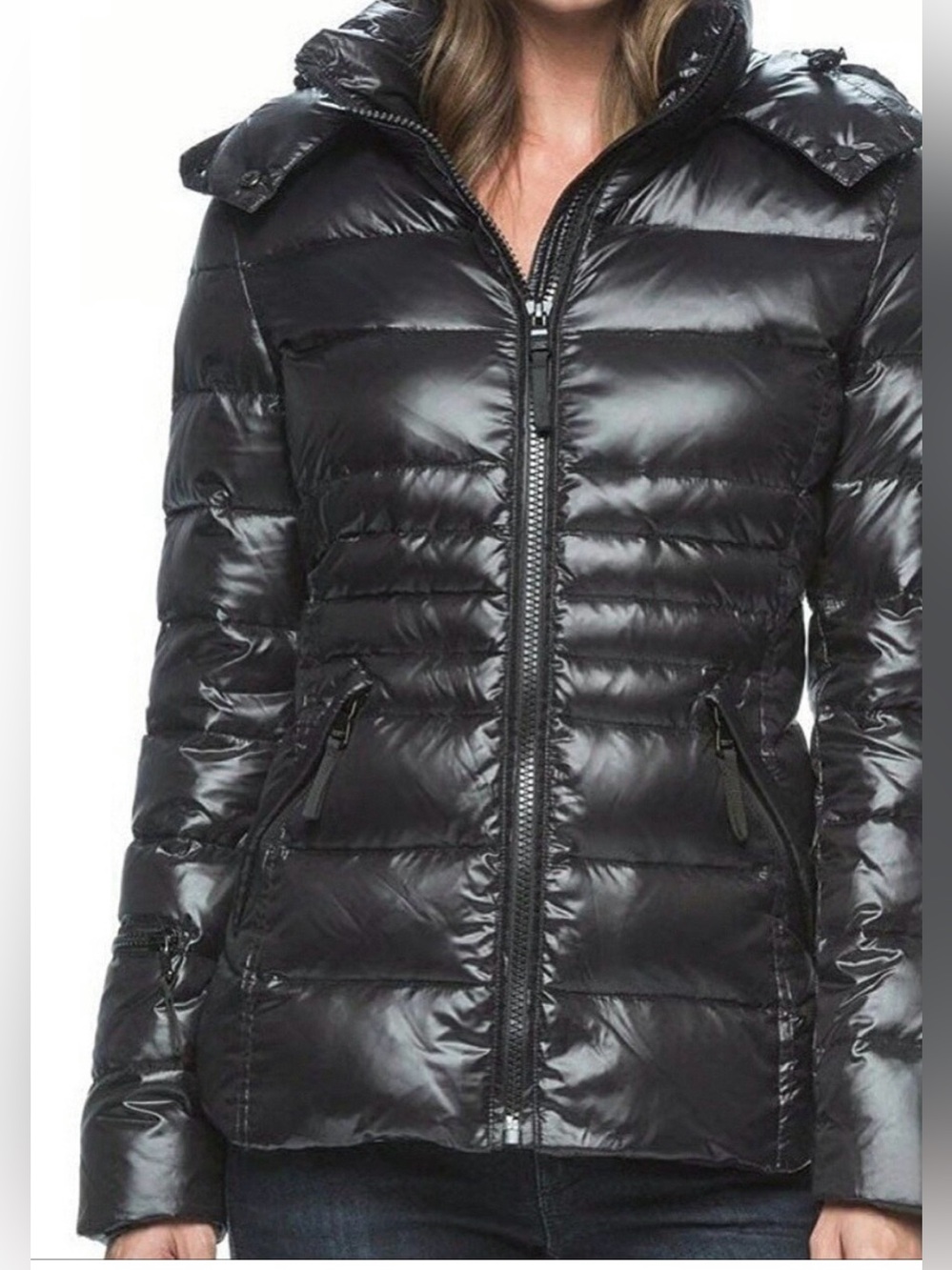 Andrew Marc 650 Fill Down Packable Hooded Puffer Jacket Size Small